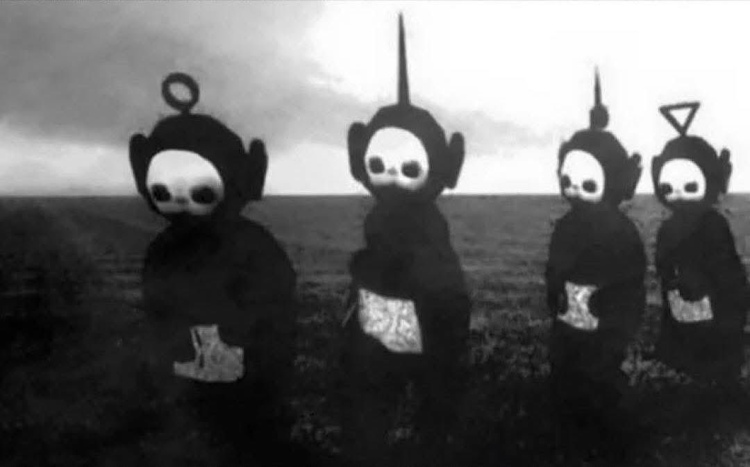 If the Teletubbies existed in the early years of TV.