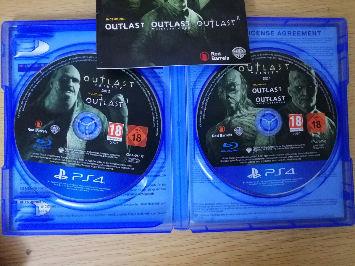 مشتريات اليوم
سلسلة outlast يضمن قرصين و ٣ اجزاء
حاليا هاي قرص يبدا يصير نادر و يرتفع سعره