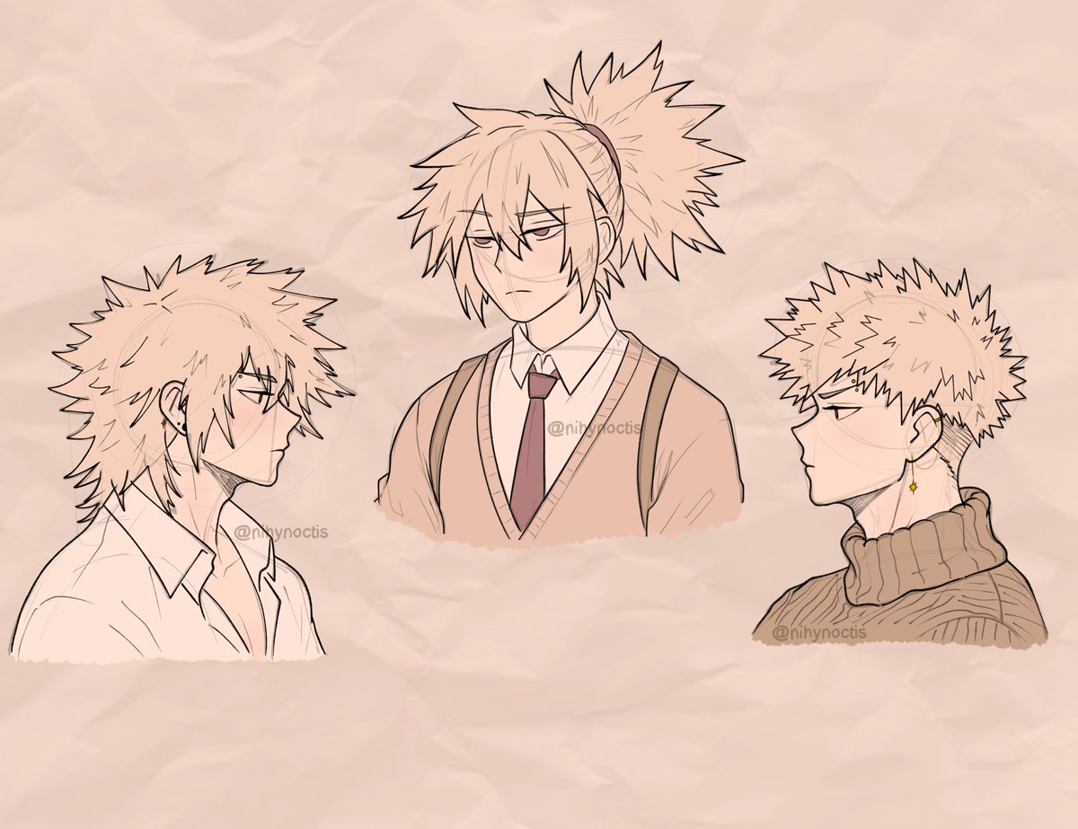 Nihynoctis's tweet photo. Sketch of #Bakugo !
I think every hairstyle suits him, it’s crazy
I saw that you liked Shinso on Tumblr, so I made Bakugo :)
•  #bakugokatsuki #katsuki #sketch #drawing #draw #digitalart #MHA https://t.co/DLYSiLL9km