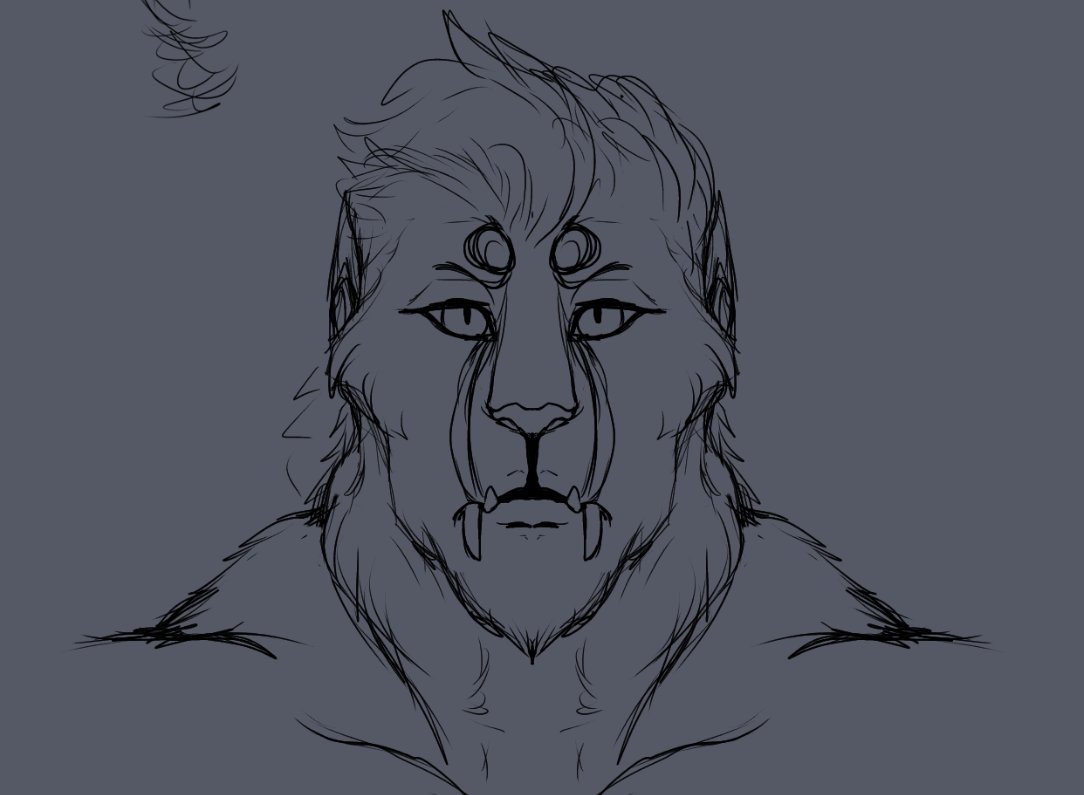 VectdCreations's tweet image. test sketches of primarch oc.

been calling him beastmarch for short.
has psychic will over beasts(and some orks for some reason) and planets inhabitants are beastmen usually
