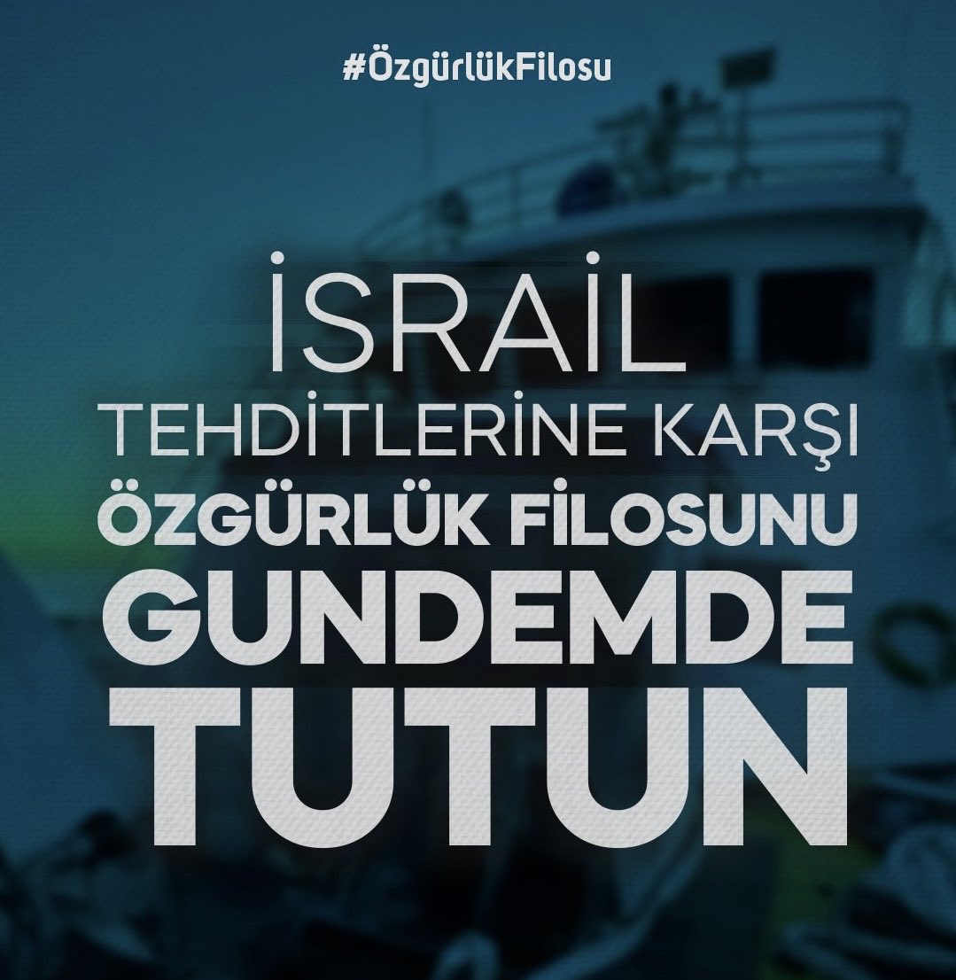 İKİNCİ #GAZZE SEFERİ BAŞLIYOR. SOYKIRIMCI, KATİL  SÜRÜSÜ #İTRAİL İLE YARIM KALMIŞ HESABI KAPATMAYA GİDİYORLAR. RABBİM YAR VE YARDIMCILARI OLSUN İNŞALLAH.“YAPACAĞINIZ HAYIRLI İŞLERİ YARINA BIRAKMAYIN. BAKARSINIZ, YARIN OLUR DA SİZ OLMAZSINIZ" #freepalesti̇ne #özgürlükfilosu 🚢🇵🇸
