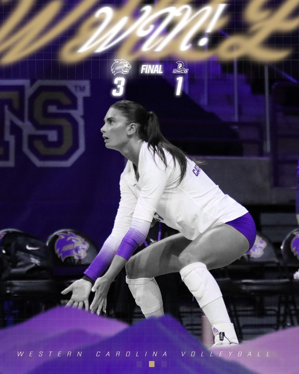 #WHEEWIN over UNCG. We pick up the home victory over the Spartans in four sets. Samantha Kranzler with a career-high 22 kills along with 14 digs as Zoe Zudans had 16 kills and 12 digs. Katie Boney had a career-high 58 assists in the win. #CatamountCountry