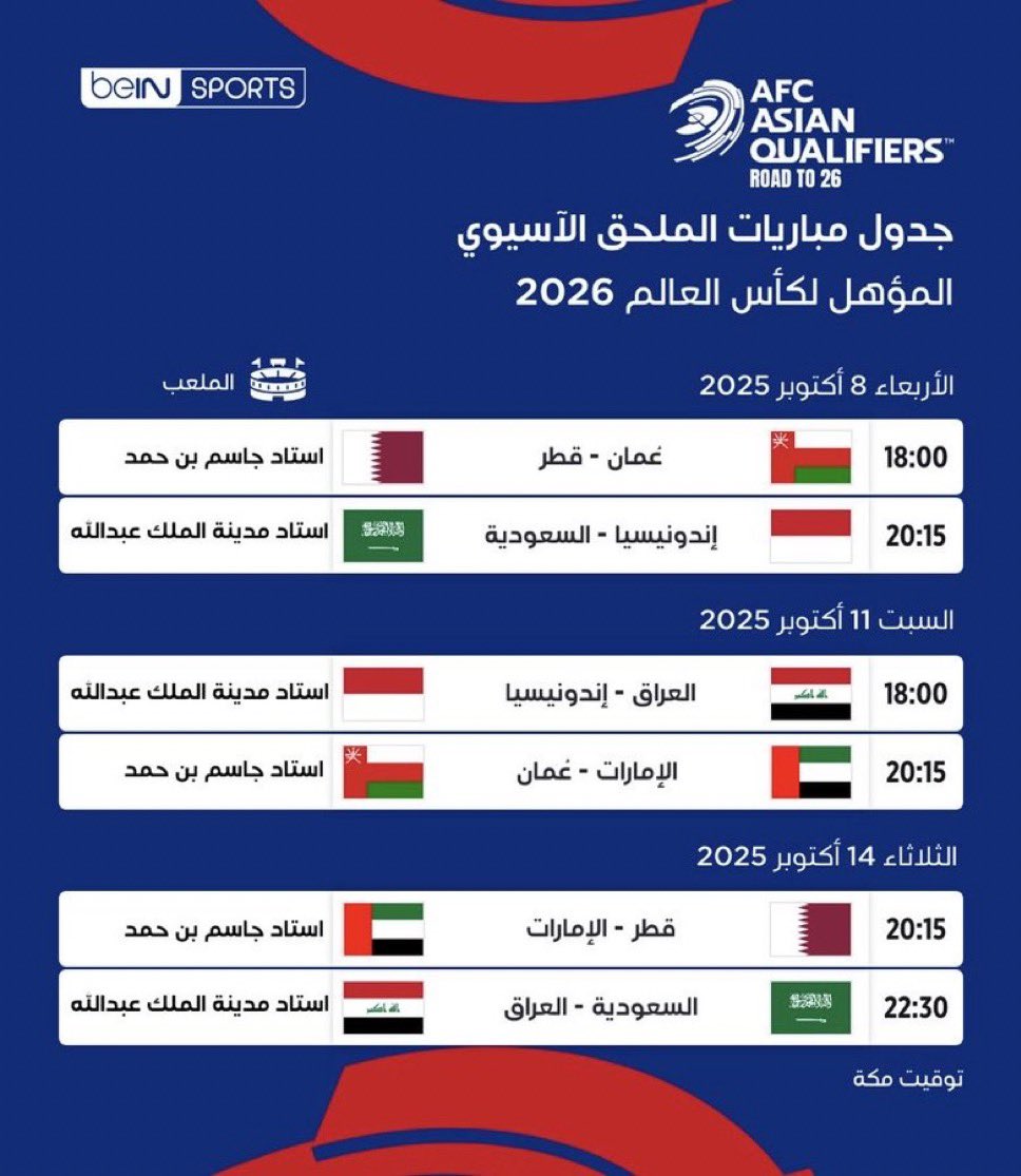 omar78722's tweet image. الملحق الآسيوي
الاربعاء - 8 - اكتوبر
لتأهل الى كأس العالم

اشتراك هيدرا 4K lptv  جميع القنوات الرياضية، أفلام ومسلسلات بدون تقطيع، تجربة مجانية قوية جدًا ٢٤ ساعة. 
3أشهر     75 ريال 
6أشهر.  100ريال 
سنة.      150ريال 
اشترك الآن
wa.me/966506772578
 #الضمان_الاجتماعي_المطور