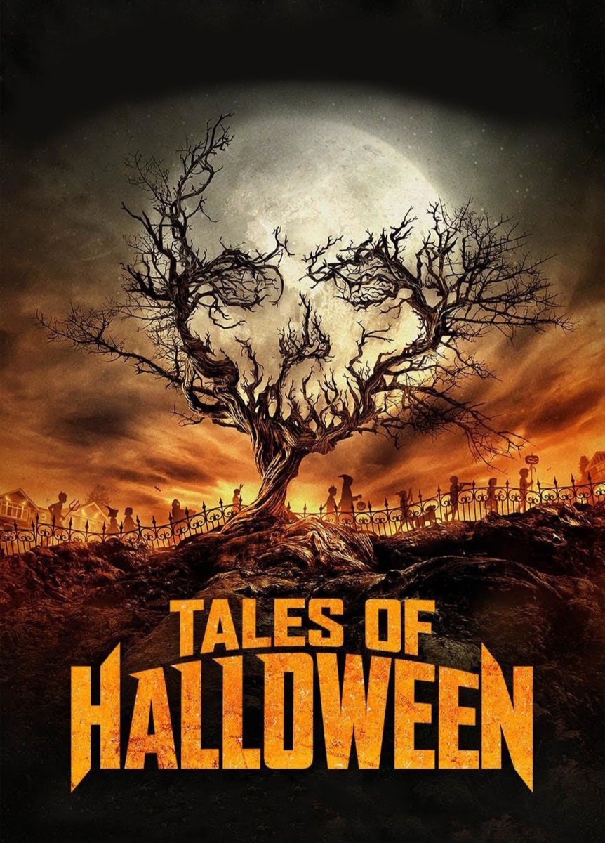 Día 4: Tales of Halloween. 10 historias diferentes, todas ocurren en Halloween (algo como trick r treat pero de menor calidad) #31pedacitosdeterror <a href="/Pedacitosterror/">Carlita💀</a>