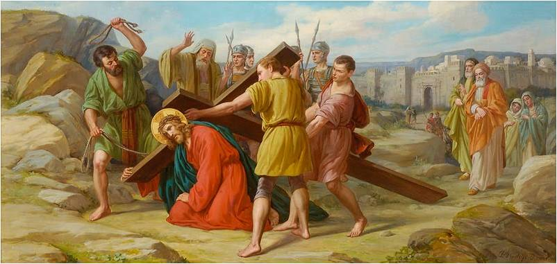 _mvck's tweet photo. @Pandocent3 Stacja III - Jezus upada po raz pierwszy https://t.co/vVXBNX5van