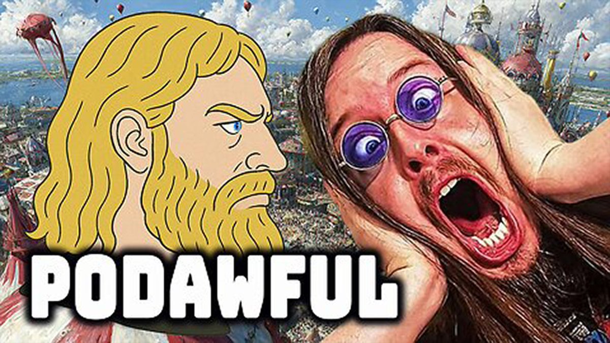 PODAWFUL's tweet image. Uploaded a backlog of content to the Pizza Fund including two H2BH The Shows, A Red Rooms deleted scene, and a Mini World War Web with Frank Hassle. Link below.