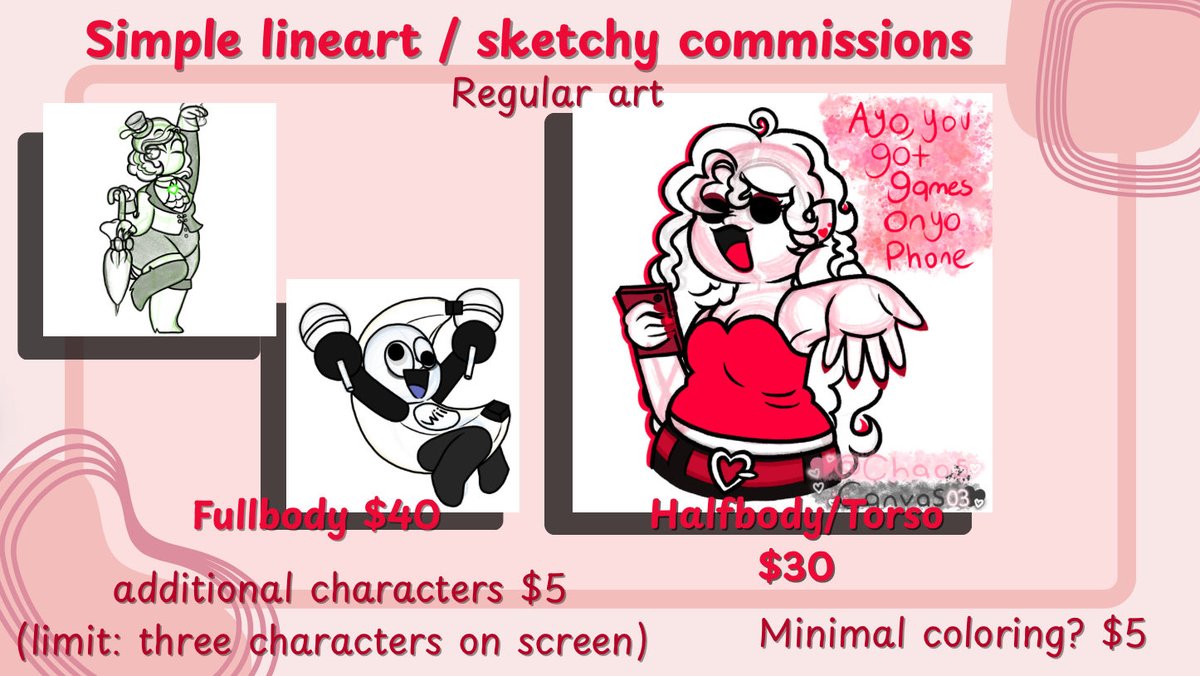 🩷Chaos🖤🍉 5 OPEN COMM SLOTS tweet media