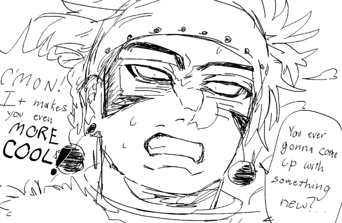 Official_oroA's tweet image. Tiger is a nickname remlin gave wazukyan for his sideburns and eye shape, which led him to get tattoos and get embarassed when they're brought up