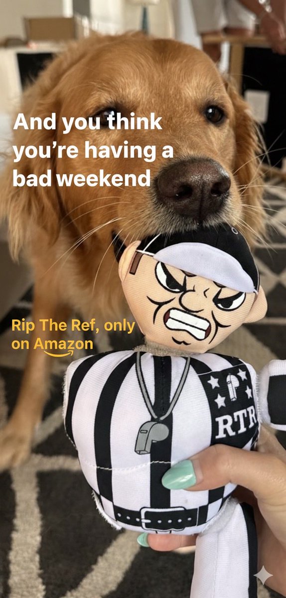 riptheref's tweet image. Bad calls happen! Get to Rippin’!😂
a.co/d/cOpxfC7
#RipTheRef #NFL #SportsToys #GameDay
