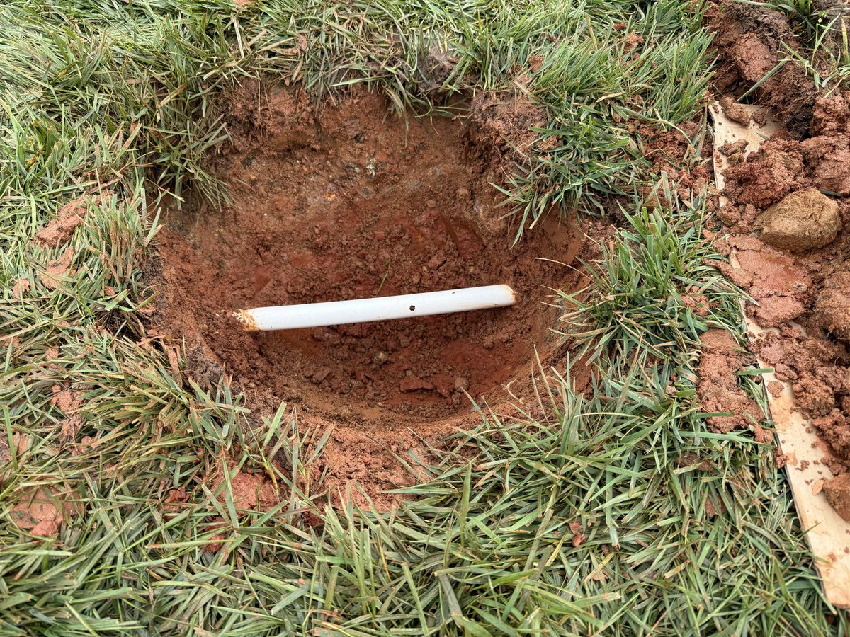 Did the trick where I puncture the irrigation line with a trampoline stake.