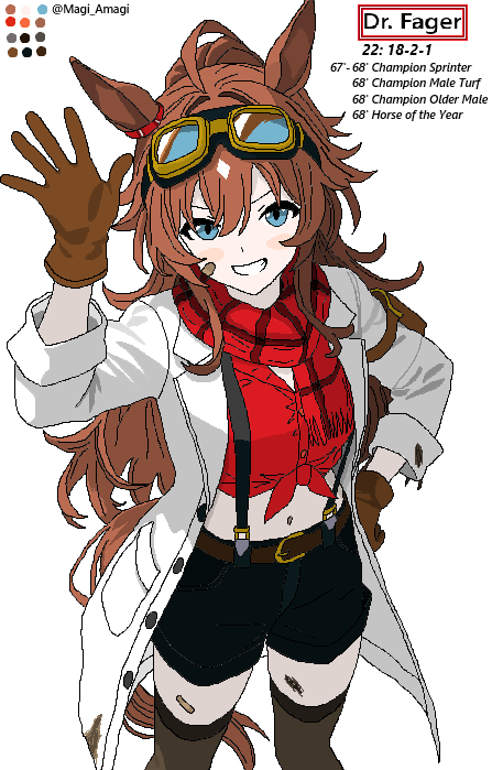 Magi_Amagi's tweet photo. after procrastinating for a month, here's a colored Dr. Fager https://t.co/TIUYIFlwnB