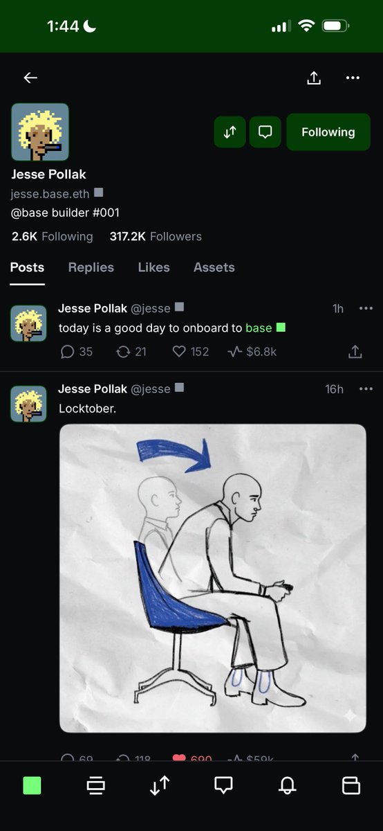 $LOCKTOBER
Created by <a href="/jessepollak/">jesse.base.eth</a> 

Only $60K MCAP 👀