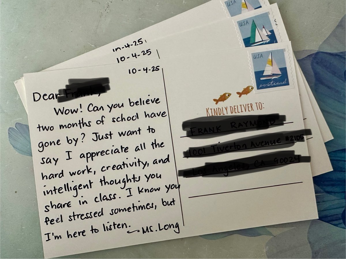 Round 2 of sending postcards to my class begins today. Aren’t these illustrations so to animal facts adorable? 🥰