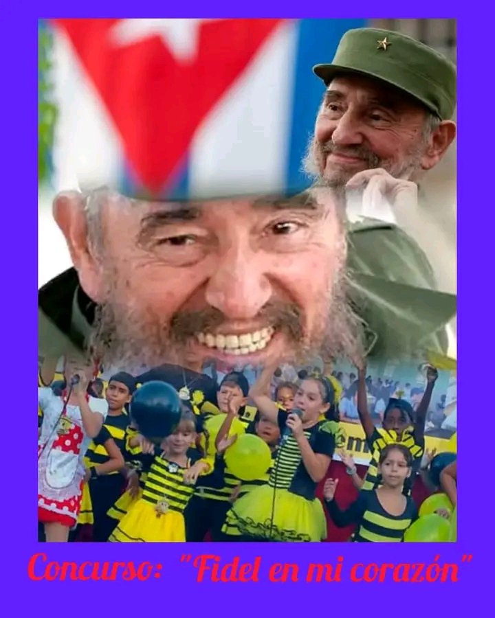 ♥️🇨🇺 Concurso "Fidel en mi corazón" ♥️🇨🇺
✍️ 📢 Como parte del programa por el centenario del natalicio de nuestro Comandante en Jefe Fidel Castro Ruz, la Dirección General
Esperamos tus trabajos, participa! ♥️🇨🇺
Desde #ArtemisaJuntosSomosMás 🇨🇺
#CubaMined  🇨🇺  
#15AñosArtemisa 🇨🇺