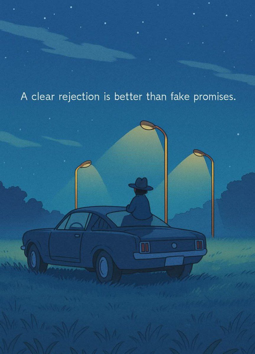 FreakyTheory's tweet image. A clear rejection is better than fake promises.