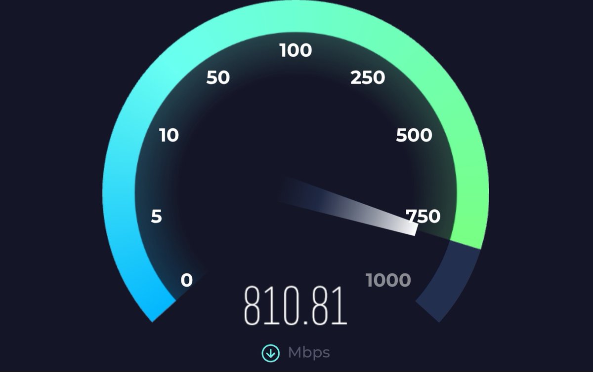 Still not enough.
Internet needs more quantum tunneling.