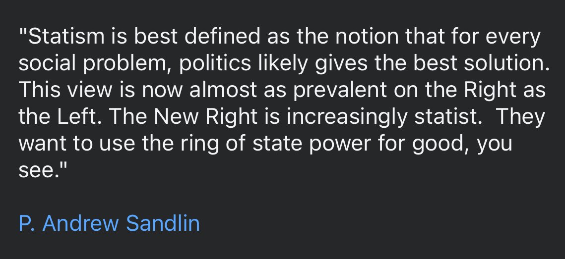 Brian_Sauve's tweet image. Tell me you don’t understand Tolkien’s one ring without telling me you don’t understand Tolkien’s one ring.
Hint: Aragorn sought and wielded state power for righteous ends, so it can’t be what the one ring represents.
