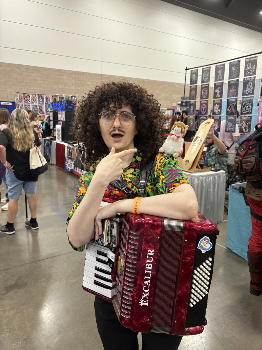 Got some cool stuff at <a href="/FANEXPODallas/">FAN EXPO Dallas</a> #dallasfanfestival today.  Plus saw an amazing <a href="/alyankovic/">Al Yankovic</a> cosplay.