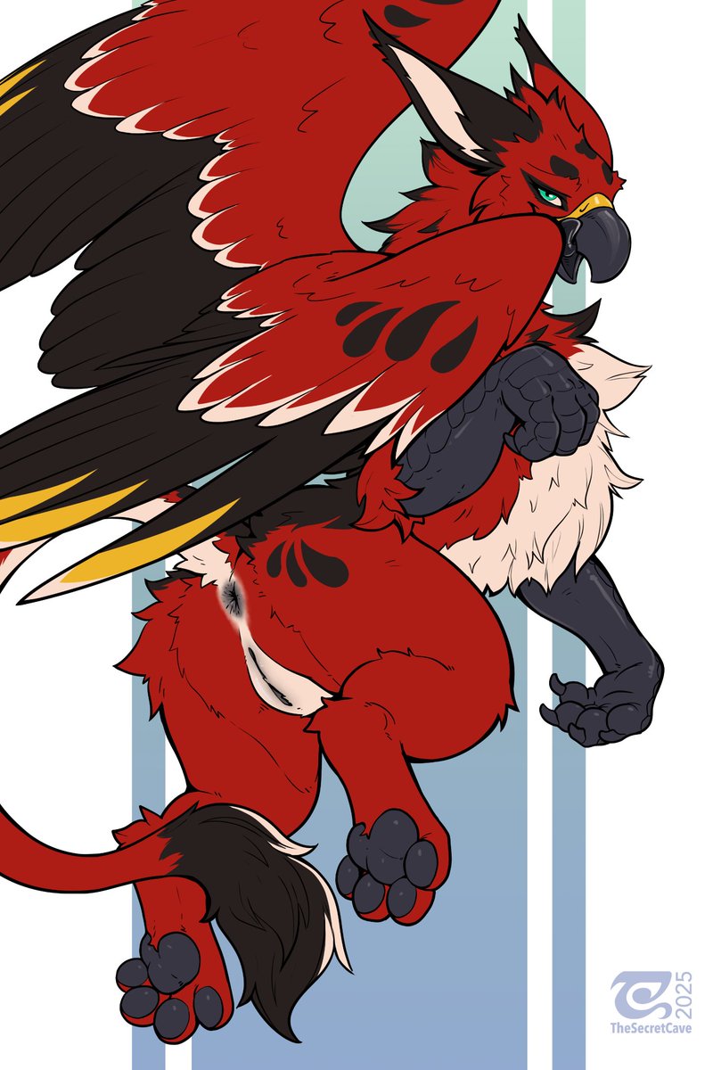 This gryphoness knows juuuust how to pose to confidently tease her audience

Stream image done for <a href="/NakiroTales/">Nakiro</a>