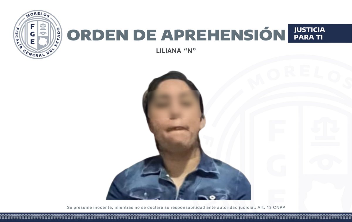 APREHENDE AIC A UNA MUJER REQUERIDA EN LA CDMX POR ASOCIACIÓN DELICTUOSA

•Fue detenida en Cuautla, ya que es requerida desde el 2021 por dicho delito
•Estaría vinculada con una organización delictiva con operaciones en la capital del país
Nota: fiscaliamorelos.livepreview.app/prensa/noticia…