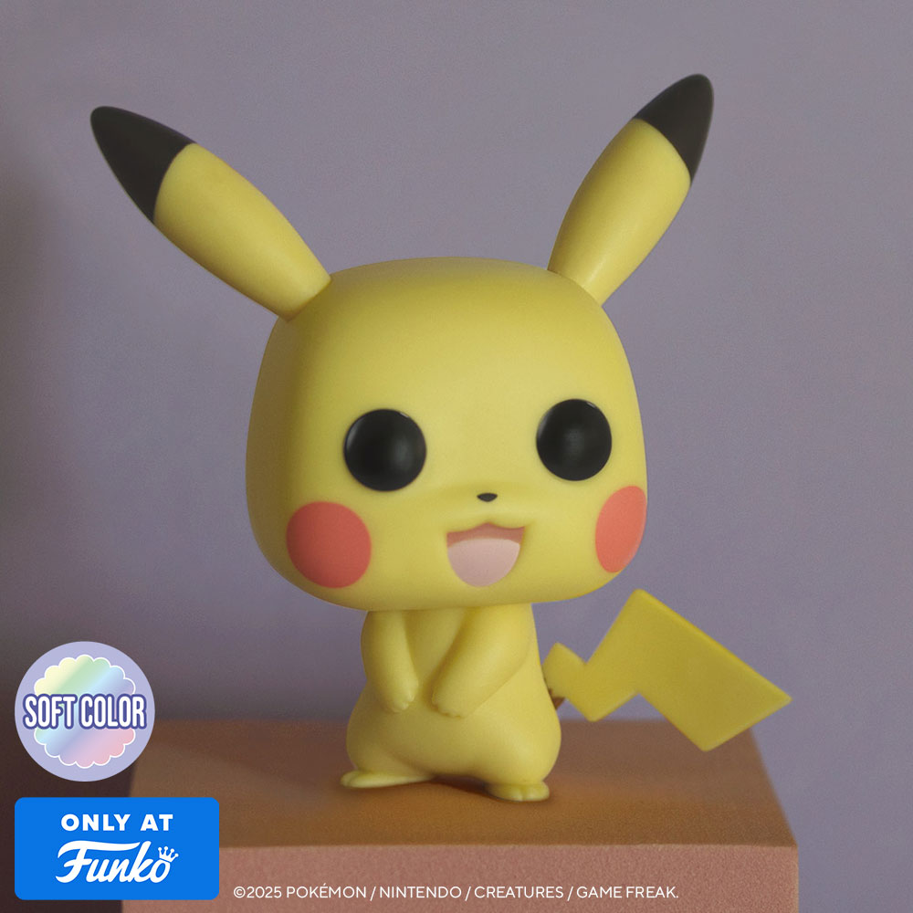 OriginalFunko's tweet photo. Every time I think Pikachu can’t get any cuter, I get a shock to my system ⚡❤️ Collect the exclusive POP! Pikachu in a soft color variant to complete your Pokémon Funko POP! set! 

https://t.co/pf33b48idN https://t.co/c6alGGYe3x