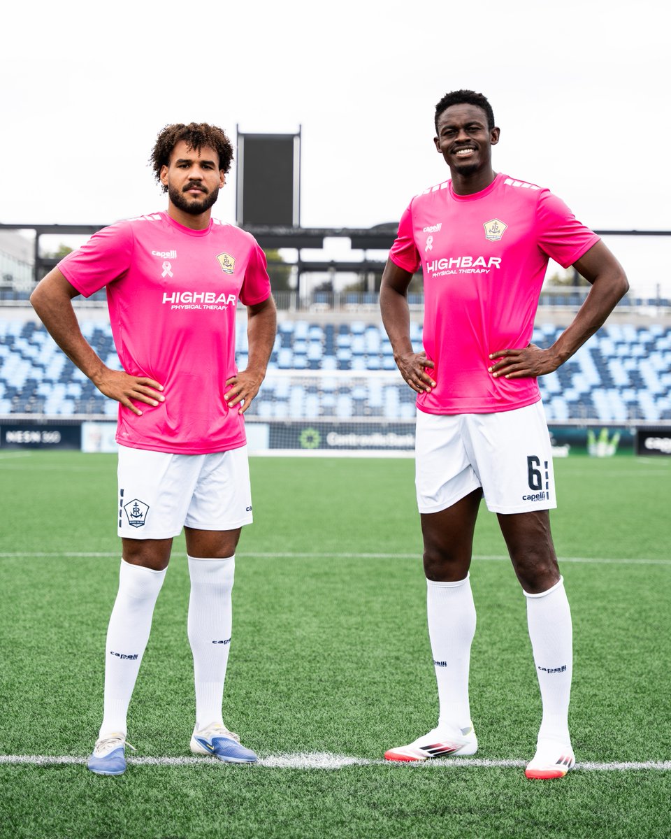 RhodeIslandFC's tweet photo. Hitting the pitch during warmups tomorrow 🩷 

Grab your Breast Cancer Awareness Month warmup top at the Team Store powered by Capelli Sport or online with $4.01 from each sold going back to the Gloria Gemma Foundation.

🛍️ https://t.co/uly5azd5ei https://t.co/X2CAXCA4hg