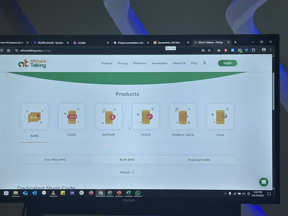 BarcampKasoa's tweet image. Check out these products by @AfricasTalking: #SMS, #USSD, #Airtime, #Voice, #MobileData, #Chat. 

See more via africastalking.com/pricing

Dived deeper into these at the #KasoaKonnect Meetup @ ICGC #DiscoveryTemple, #Kasoa, with #AfricasTalking as a partner.

#bckasoa #KonnectWithUs