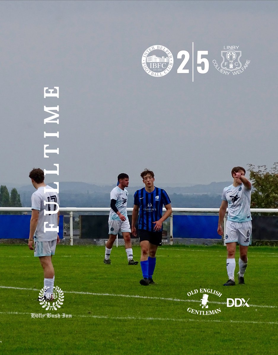 interbelper's tweet image. We exit the CMAL D1 Cup to an organised Linby side.