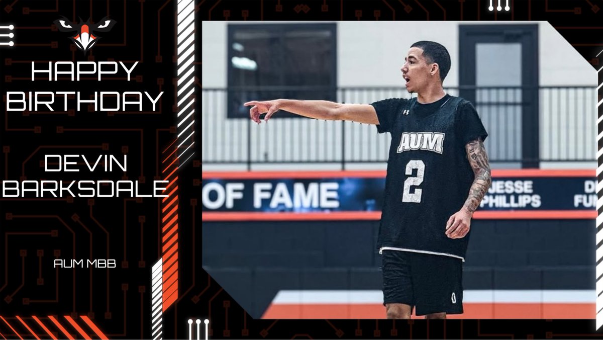 Happy Birthday to Devin Barksdale!🎊
We hope you have a wonderful day! 

#WeAreAUM
