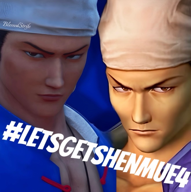 Blessed⭐️Strife (@blessedstrife) on Twitter photo Shenmue, <a href="/BAFTA/">BAFTA</a>'s Most Influential Game of All Time must continue
You can go beyond cameos, <a href="/SEGA/">SEGA</a>
Who will help <a href="/YSNET_Inc/">YS NET Inc.</a>
#LetsGetShenmue4 💙
<a href="/SEGA_OFFICIAL/">セガ公式アカウント🦔</a> <a href="/RGGStudio/">RGG Studio | Like a Dragon & Yakuza Series</a> <a href="/netflix/">Netflix</a> <a href="/ININ_Games/">ININ Games</a> <a href="/505_Games/">505 Games</a> <a href="/wbd/">Warner Bros. Discovery</a> <a href="/Crunchyroll/">Crunchyroll</a> <a href="/EpicPublishing/">Epic Games Publishing</a> <a href="/LimitedRunJosh/">Josh Fairhurst</a> <a href="/CedricBiscay/">Cedric Biscay</a> Shenmue, <a href="/BAFTA/">BAFTA</a>'s Most Influential Game of All Time must continue
You can go beyond cameos, <a href="/SEGA/">SEGA</a>
Who will help <a href="/YSNET_Inc/">YS NET Inc.</a>
#LetsGetShenmue4 💙
<a href="/SEGA_OFFICIAL/">セガ公式アカウント🦔</a> <a href="/RGGStudio/">RGG Studio | Like a Dragon & Yakuza Series</a> <a href="/netflix/">Netflix</a> <a href="/ININ_Games/">ININ Games</a> <a href="/505_Games/">505 Games</a> <a href="/wbd/">Warner Bros. Discovery</a> <a href="/Crunchyroll/">Crunchyroll</a> <a href="/EpicPublishing/">Epic Games Publishing</a> <a href="/LimitedRunJosh/">Josh Fairhurst</a> <a href="/CedricBiscay/">Cedric Biscay</a>