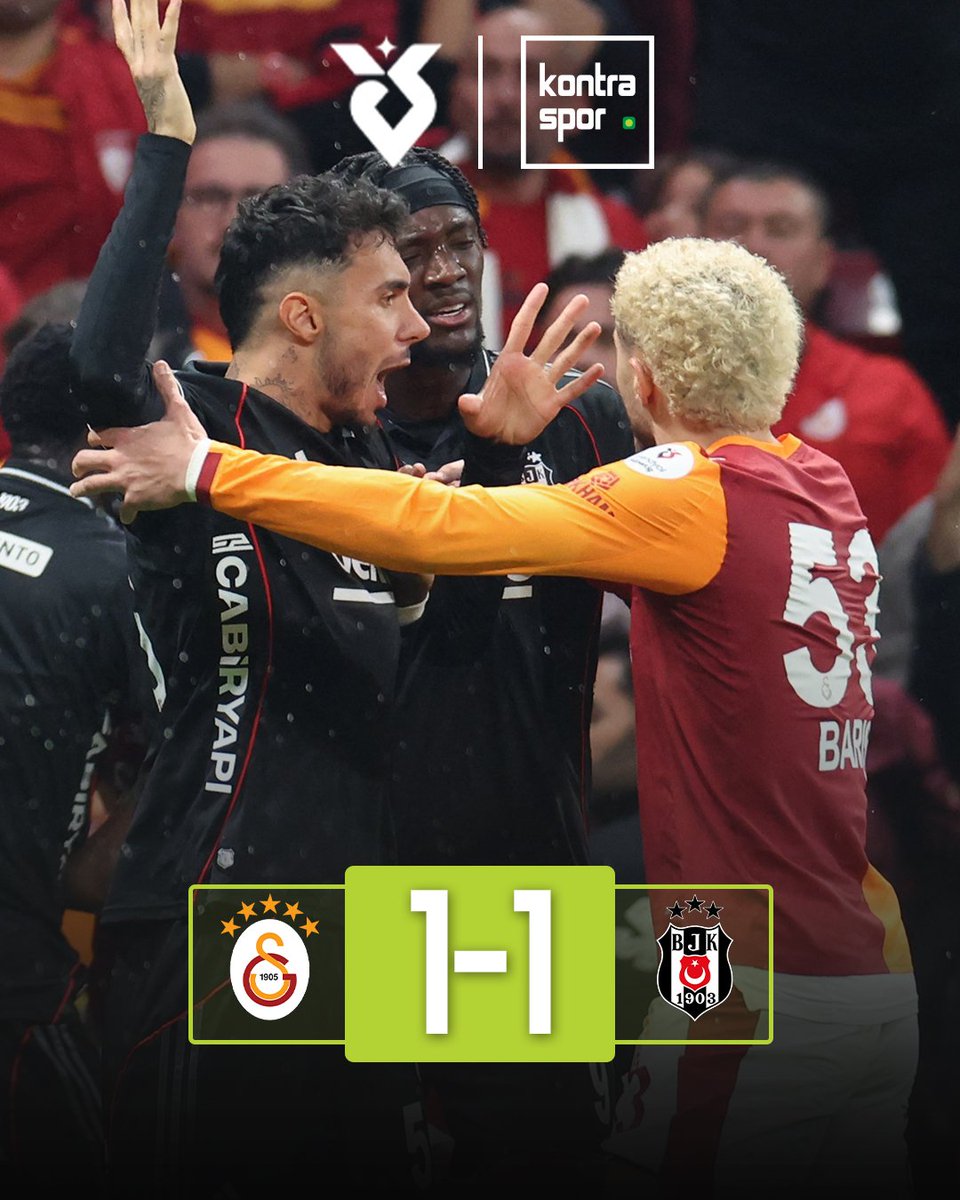 MAÇ SONUCU | #GSvBJK 

Galatasaray : 1 - 1 : Beşiktaş

Nefes kesen derbi 1'er Golle berabere bitti

Goller İlkay Gündoğan &amp; Tammy Abraham'dan geldi