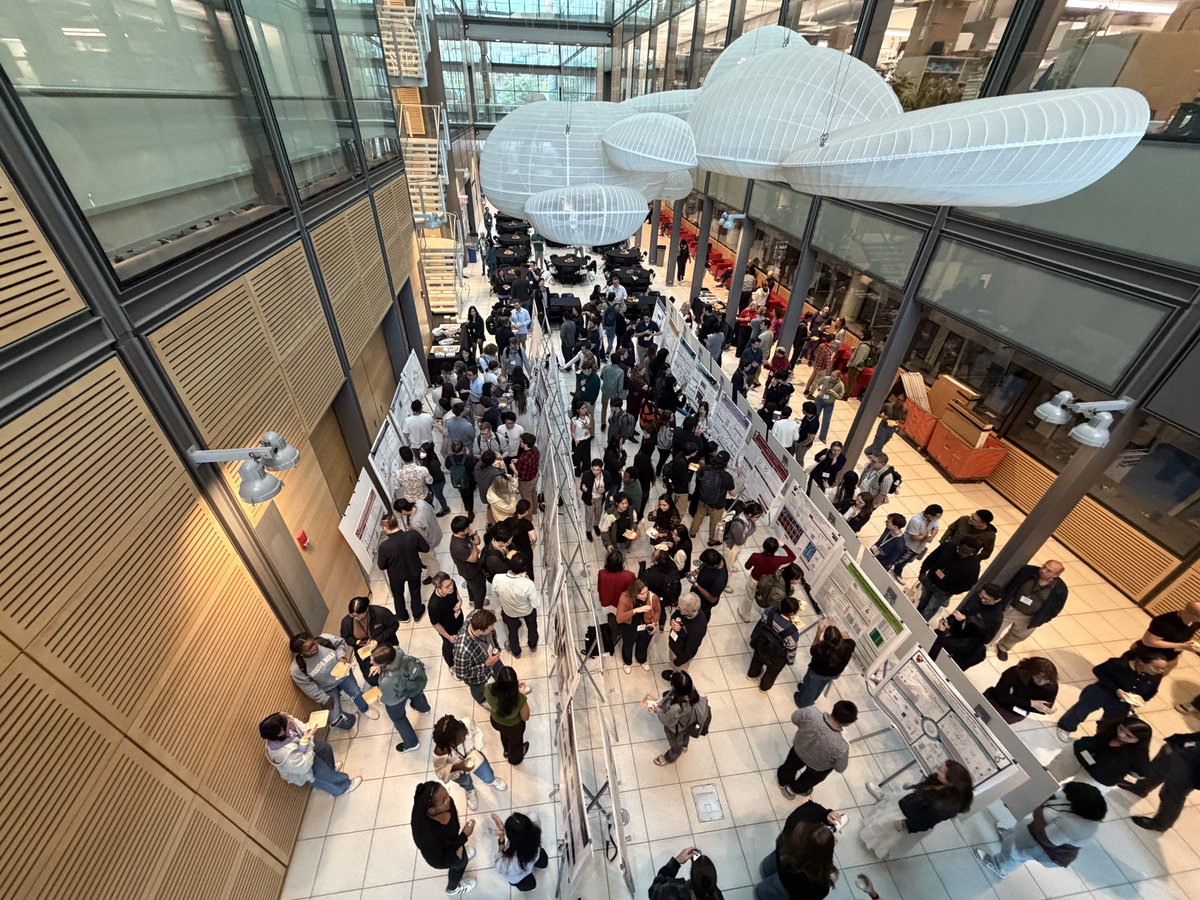 2025 MolBio Retreat happening now in Frick Chemistry’s Taylor Auditorium and Atrium. 37 talks, 60 poster presenters, 300 attendees, oh my!