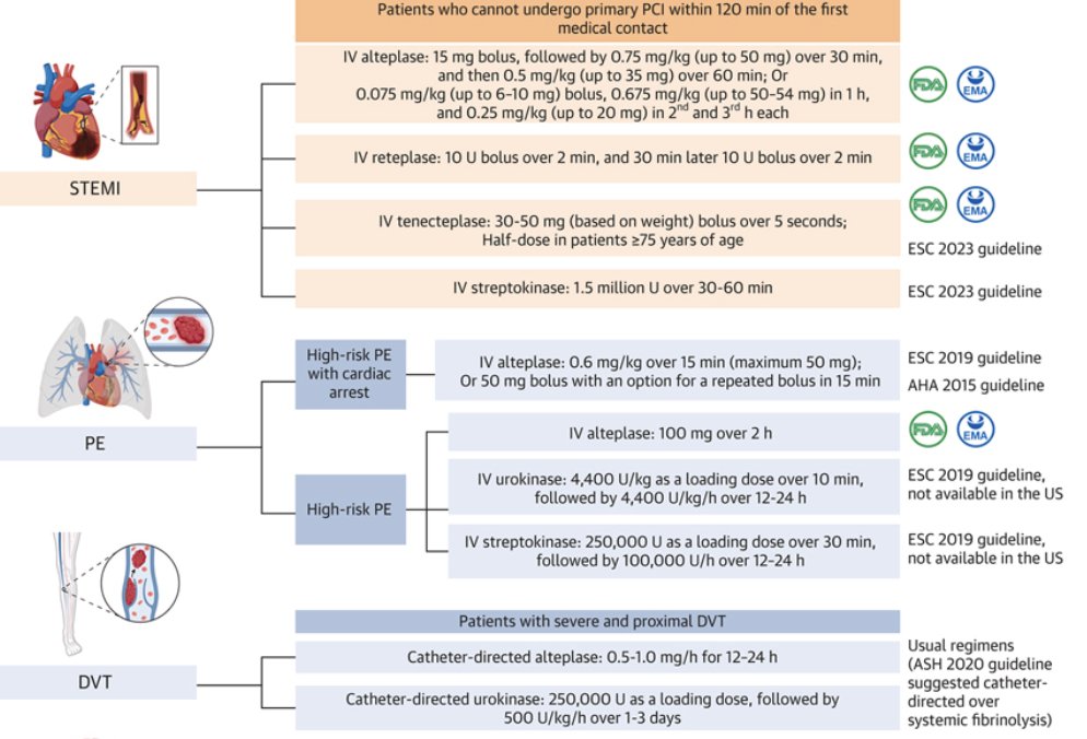 Desde la estreptocinasa en 1933 hasta el tPA recombinante y sus derivados modernos, la terapia fibrinolítica ha revolucionado el manejo de enfermedades tromboembólicas. Este paper revisa sus aplicaciones, indicaciones y nuevos horizontes clínicos. #Cardio #Stroke #PE