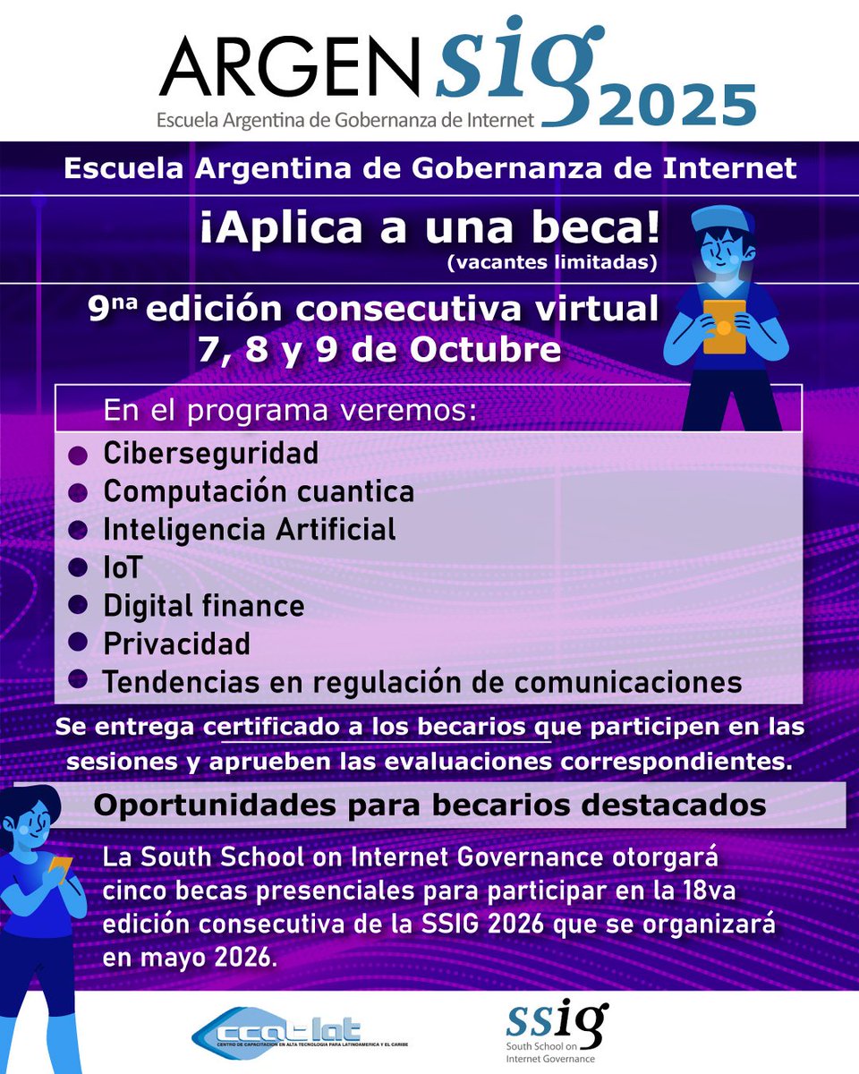 APLICA YA A UNA BECA EN 
ARGENSIG.ORG  
HOY VTO 23:59HS DE ARGENTINA