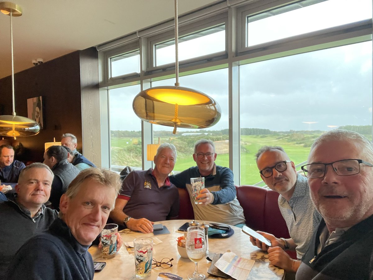 D2 of #Banff2025 at <a href="/DundonaldLinks/">Dundonald Links</a>. Tough going in the teeth of #StormAmy