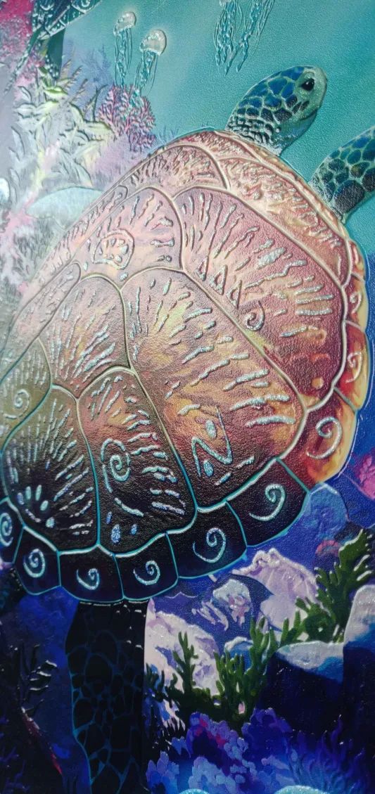 Swimming with the 🐢's

(🎨: <a href="/Fleeting_Ember/">Louise Goalby</a>, 📸: u/Aoki via Discord)