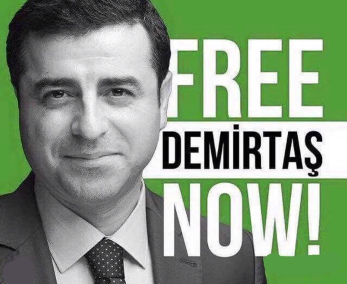 Selahattîn Demîrtaş ı serbest bırakın...