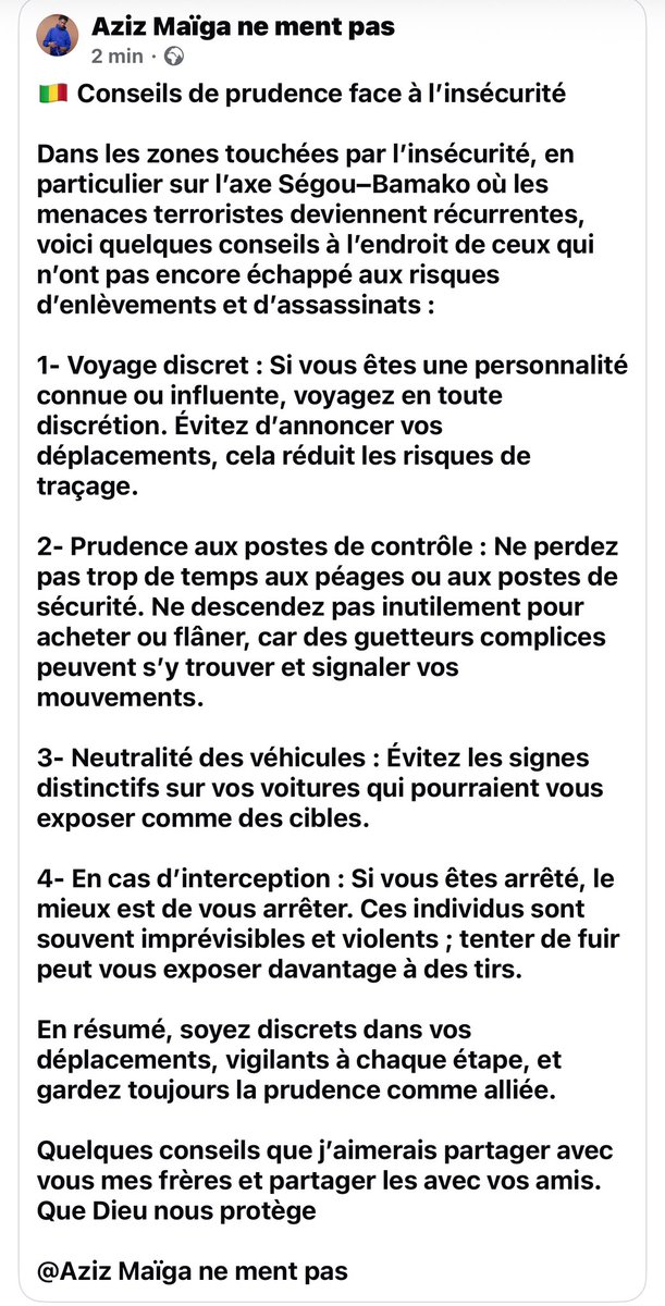 #MALI

Les propagandistes maliens sont devenus des poètes donneurs de leçons.

TOM LA SOURIS 🕵️