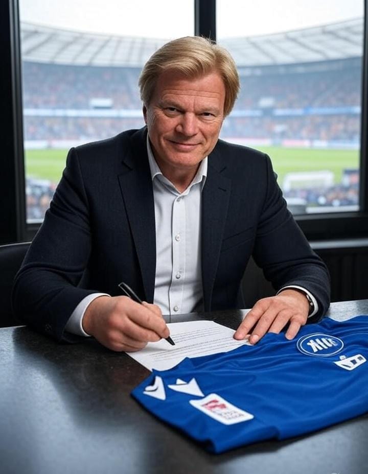 kalsrusherclub's tweet photo. 💙  Die Rückkehr eines alten Bekannten:

✍🏽 Oliver Kahn ist der neue Trainer des Vereins.

👉🏽 https://t.co/I7ZrVTGnnB https://t.co/vzJaXoUpQ0