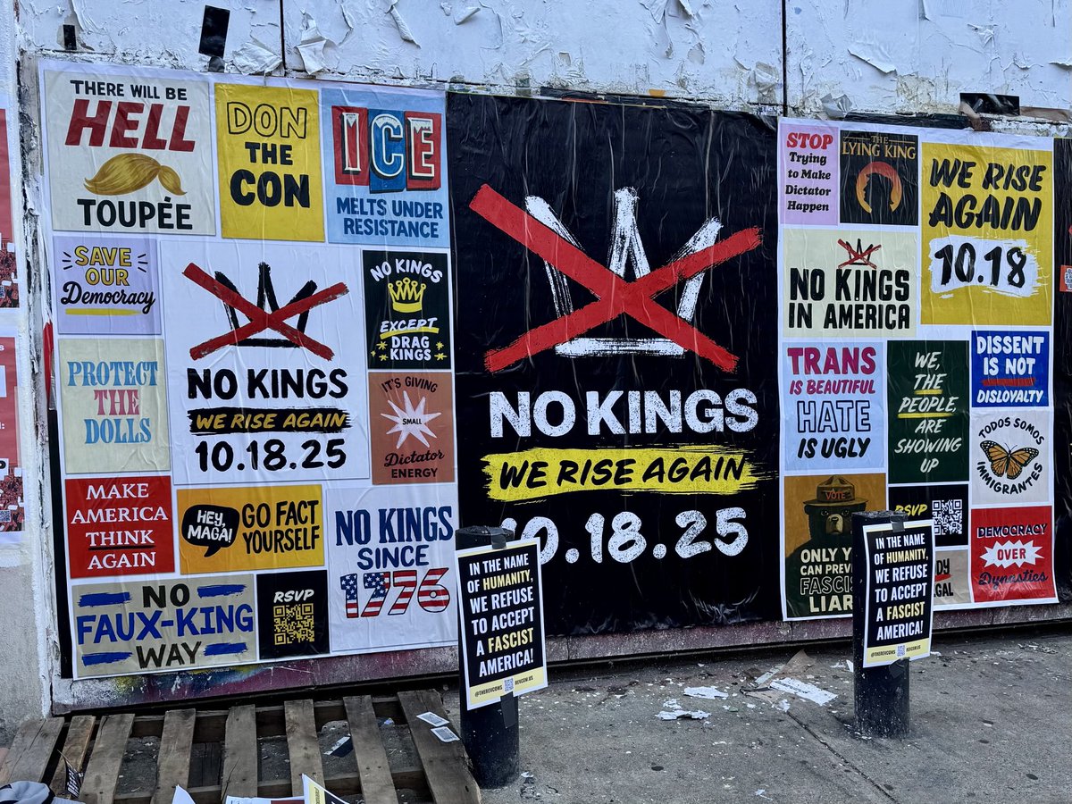 October 18th #NoKings 
Stand up &amp; Speak up.