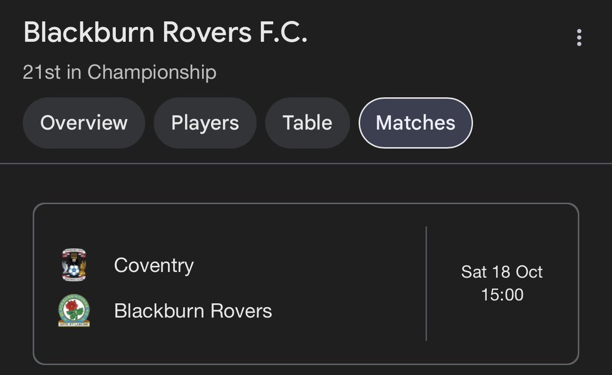 Boy, I wouldn’t want to be playing this lot next…

…oh, bollocks. 

#Rovers