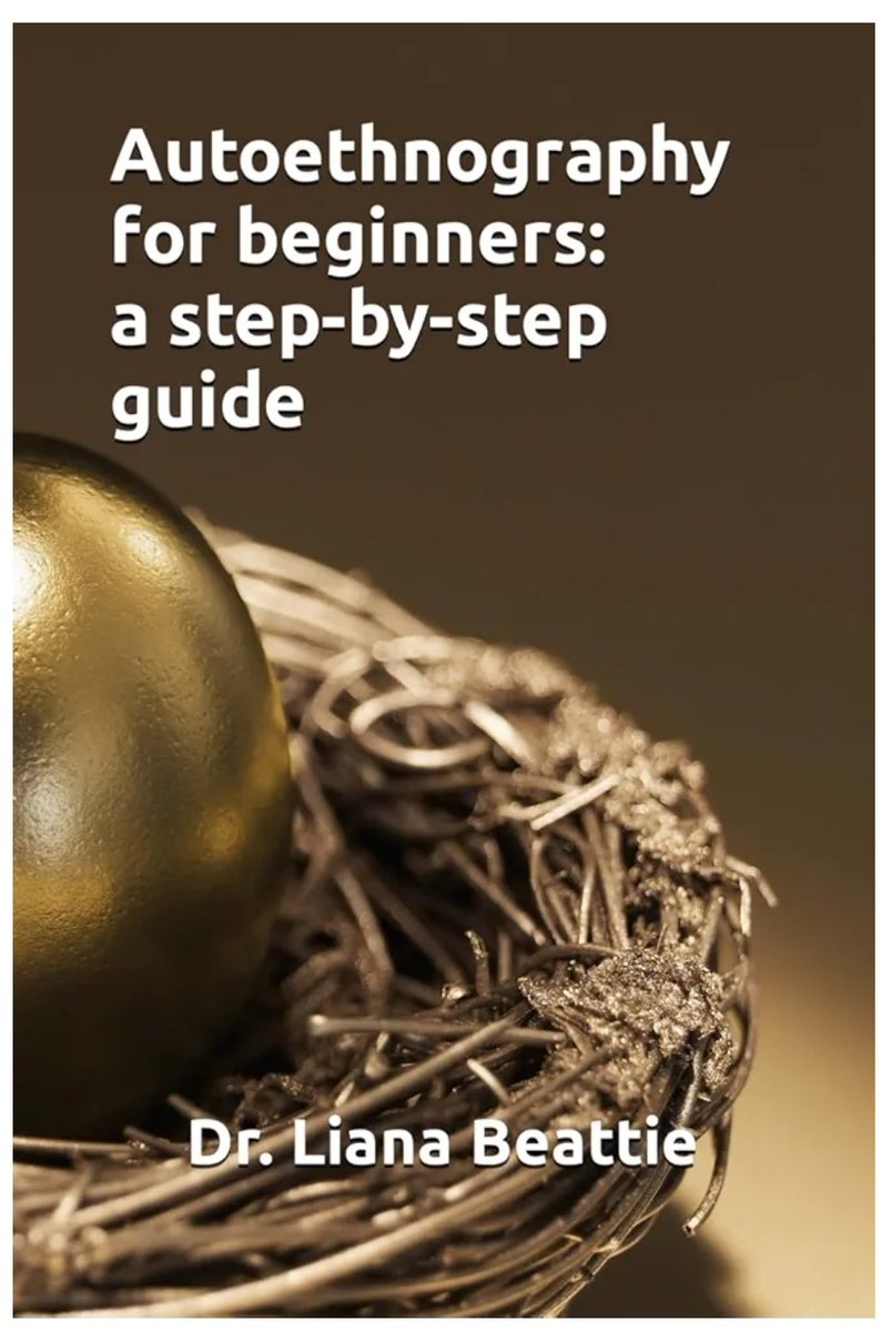 Thanks again to all those who messaged me with their positive reviews of the book. Good luck to all of you on your autoethnographic journeys ❤️