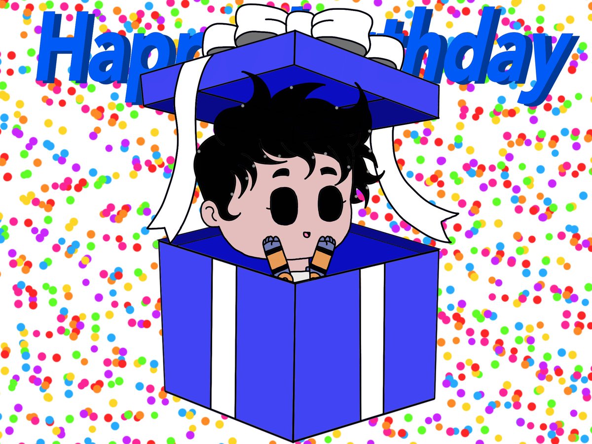 “Happy Birthday Mona” Mona belongs to <a href="/gerou_x/">chris 🐈‍⬛ working on s3✨</a> #theprinceofsouthlandwebtoon #autodesksketchbook #webtoonfanart #chibiart #digitalart