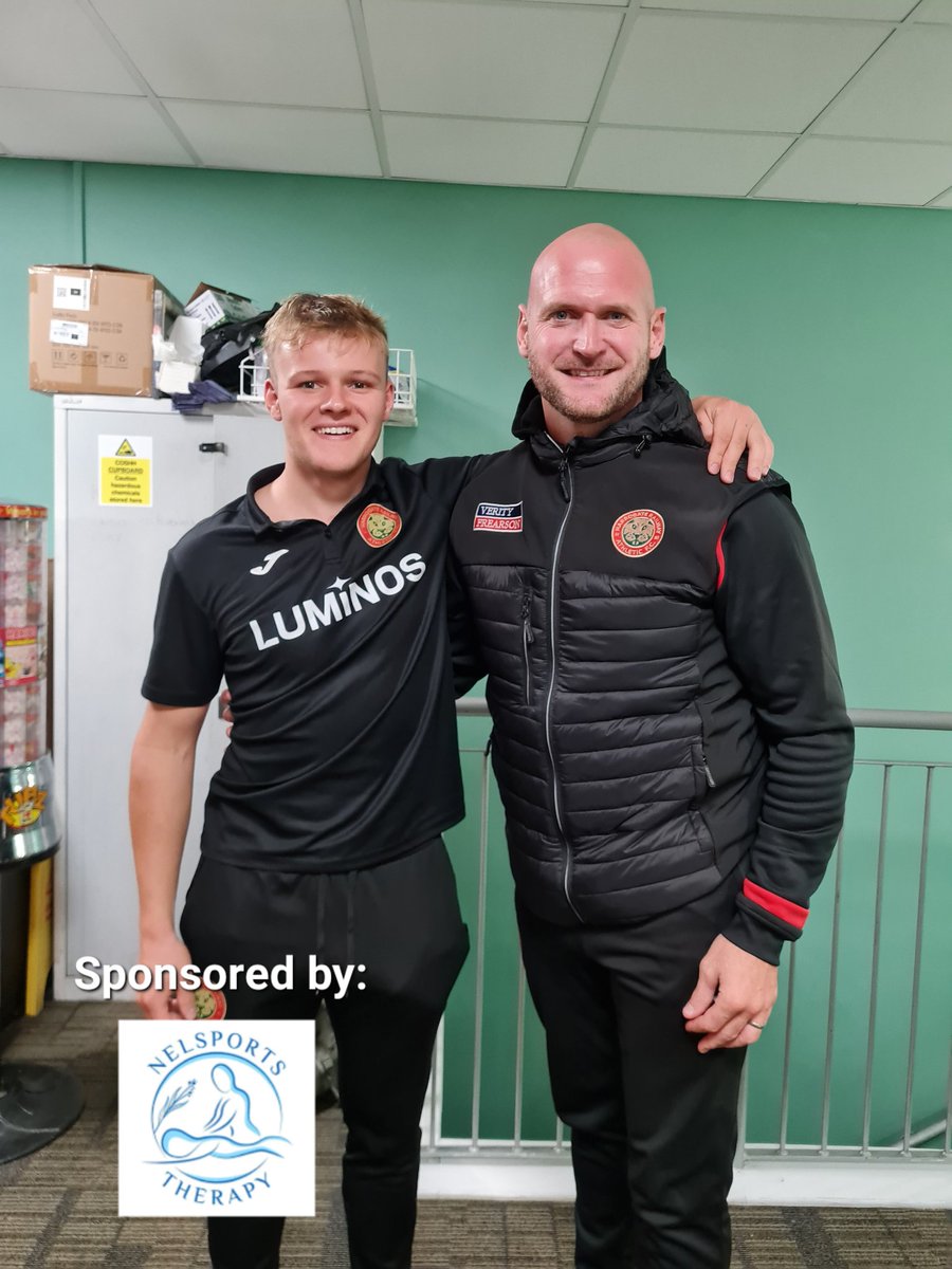 THERAILFC's tweet photo. Today's Man of the Match against Athersley Rec FC is @harrylee1802 🔴🚂🟢
Harry is sponsored by NelSports Therapy 👏 https://t.co/raYIuYduDg https://t.co/kNqK9O3tWs