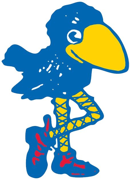 But what if leggy Jayhawk had fishnets?