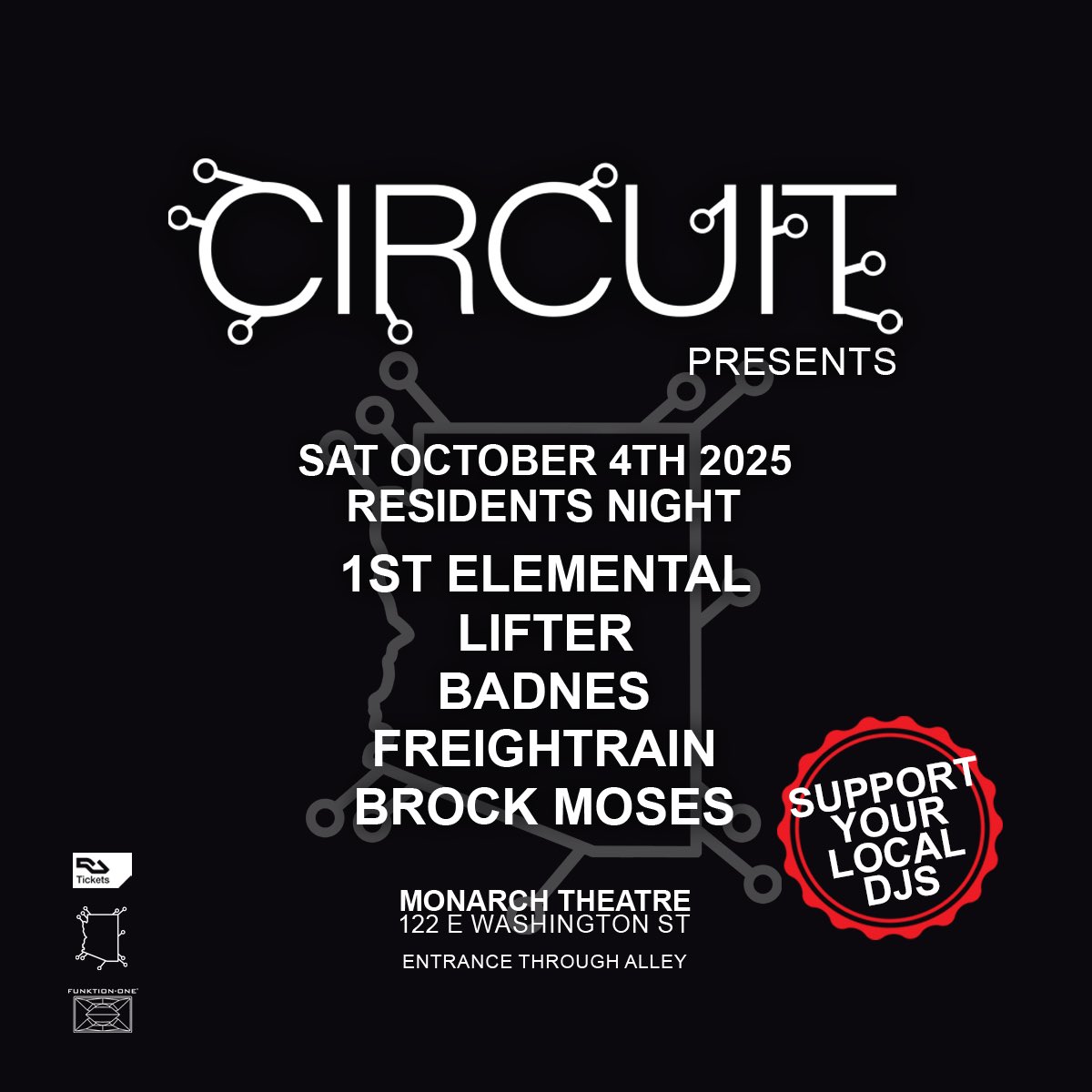 Join us for the final night in our summer series tonight at Monarch Theatre! We highlight the Circuit residents tonight - support your local DJ’s and lose yourself on the dance floor as they rock all night with us! Get tix - ra.co/events/2252252