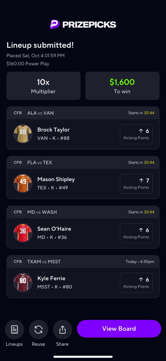 Mega Whale🤩 <a href="/PrizePicks/">PrizePicks</a> #Prizepick #cfb #Whale #GreenBean #Cash #Playersclub