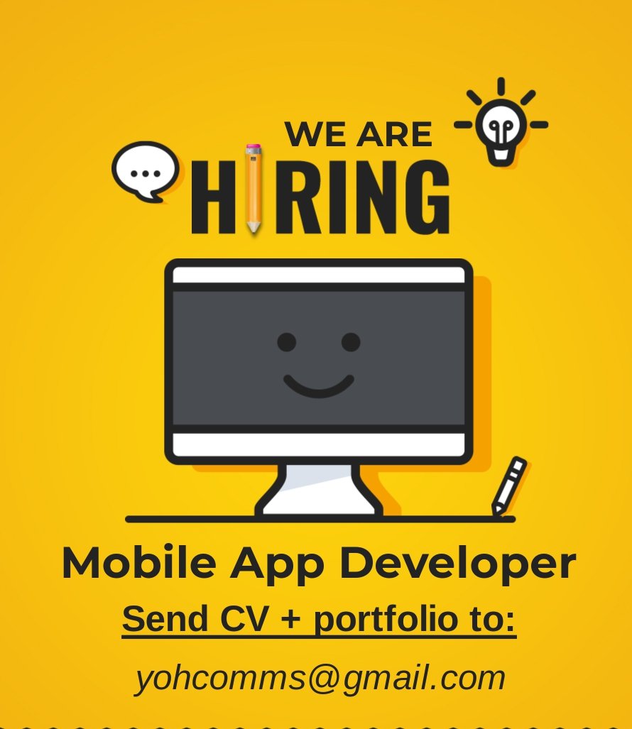 YohComms's tweet image. Mobile App Developer (Flutter/Dart)
Hybrid | 500k+/mo (neg.)
Build cross-platform apps, collaborate on features, write clean code, test &amp;amp; optimize
Need: Flutter/Dart exp., UI/UX, APIs, Git
Bonus: Firebase, state mgmt, app deployment
Hybrid work, growth opps
#TechJobs  #MobileDev…