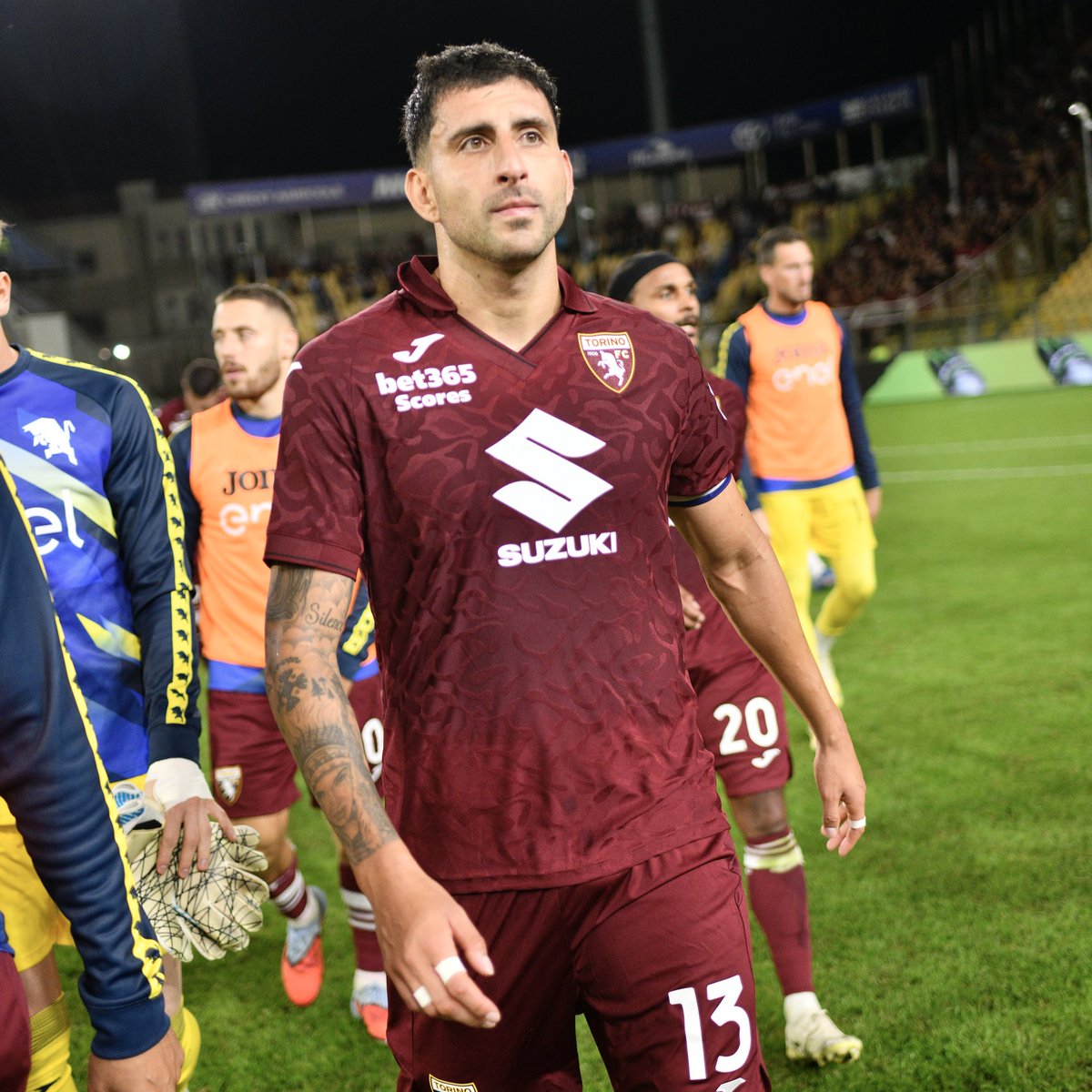 6Pointer's tweet image. ¡Qué locura de partido, @gmaripan3! 
🤪🤪🤪
El central, protagonista en el @TorinoFC_1906 en el empate a 3 ante la Lazio.