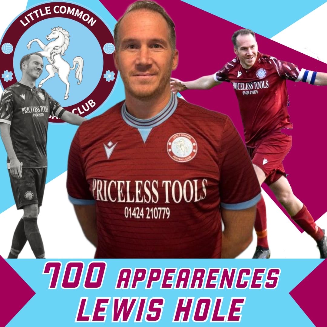 Congratulations to <a href="/bigunitmahogany/">Lewis Hole</a> who today made his 700th appearance for the club. What a great achievement from a dedicated and loyal servant with a fantastic attitude on and off the pitch 💜💙